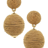 Flora Raffia Drop Earrings