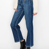 TUMMY CONTROL HIGH RISE STRAIGHT JEANS: 5 (26)