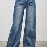 Plus High Rise Wide Leg