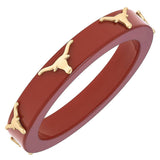 Texas Longhorns Resin Logo Bangle : Burnt Orange