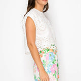 Garden Print Shopper Bag Shorts