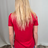 Crimson Short Sleeve Top