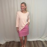 Blushwood Gingham Scallop Hem Skort