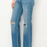 HIGH RISE STRAIGHT LEG JEANS: 13 (30)