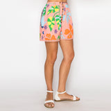 Tropical Cotton Top & Shorts Set