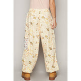 Floral print cargo pants