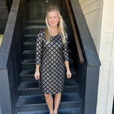 Black/Gold Travel Dress
