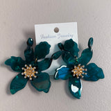 Flower Statement Earrings