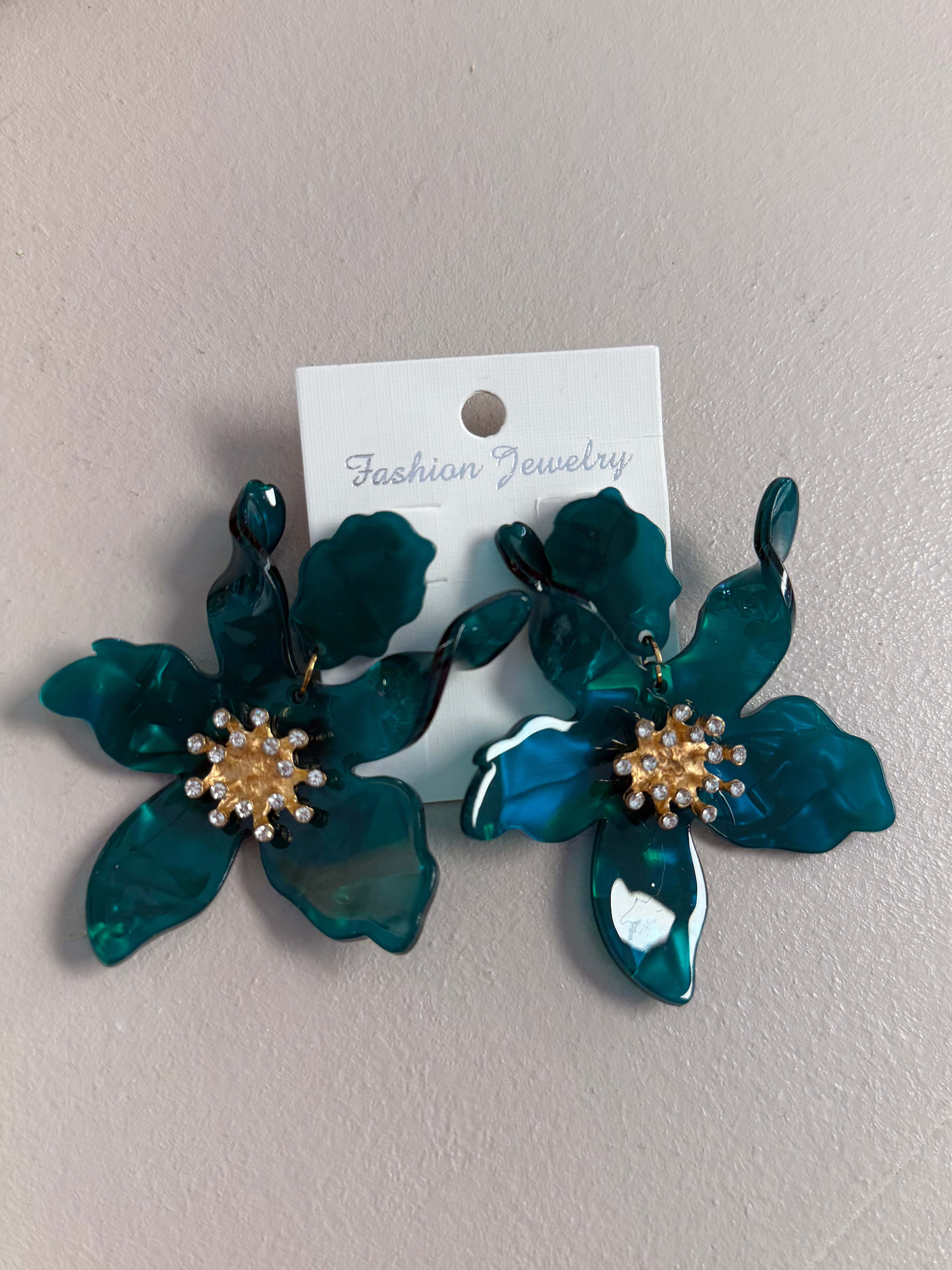 Flower Statement Earrings