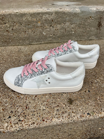 Supernova Silver Glitter Sneakers