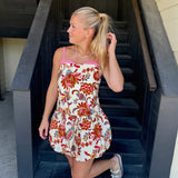 Floral Print Bubble Dress