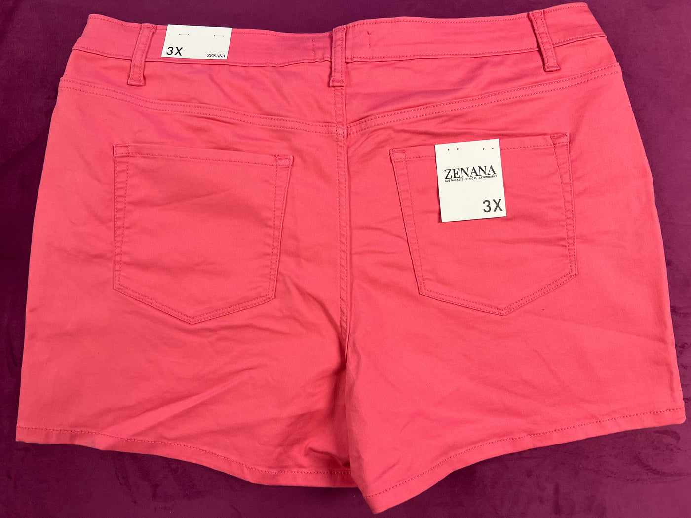 Vibrant Color perfect stretch fit shorts DOP-1613X5 PLUS