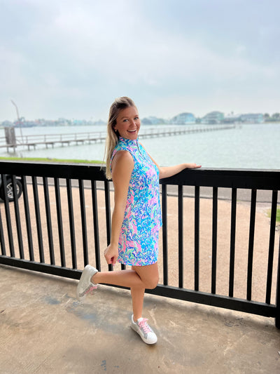 Multi Color Pattern Fun Skort