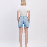 SUPER HIGH RISE DENIM SHORTS