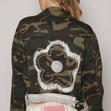 flower patch camo jacket