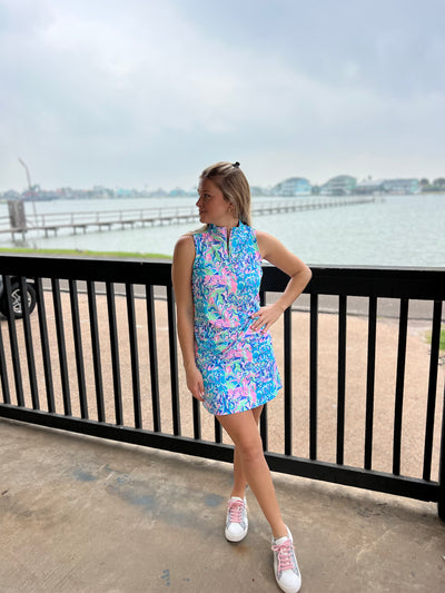 Multi Color Pattern Fun Skort