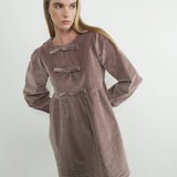 CORDUROY BABYDOLL DRESS