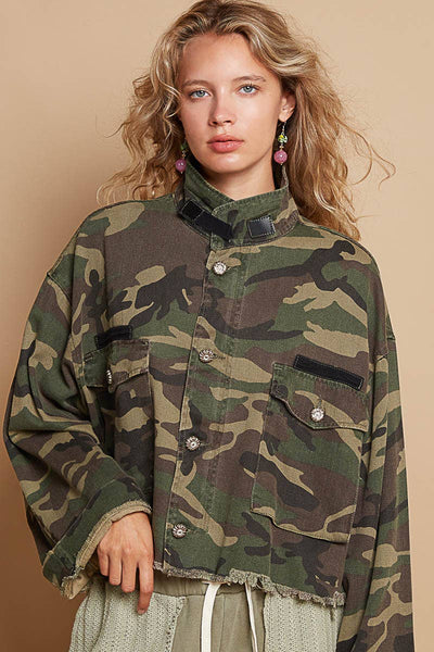 semi-cropped camo jacket