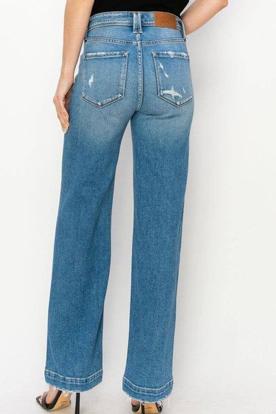 HIGH RISE STRAIGHT LEG JEANS: 3 (25)