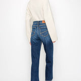 TUMMY CONTROL HIGH RISE STRAIGHT JEANS: 13 (30)