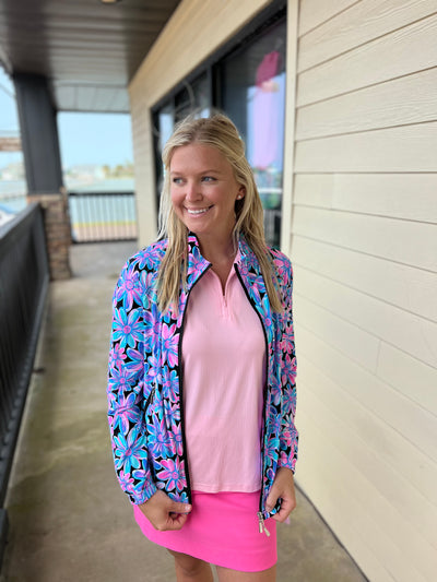 Spring Bouquet Zip Jacket