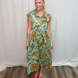 Freya Mint Long Dress