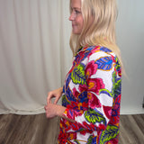 Paradise Blooms 3/4 Sleeve Shirt