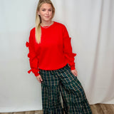 Maxi Tiered Wide Leg Palazzo Plaid Pants