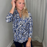 Vines Blues & Black Top