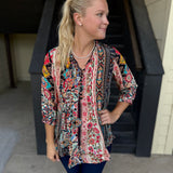 Multi Silk Tunic