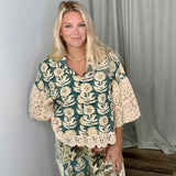 Botanical Lace Blouse