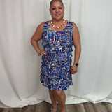 American Navy Cha Cha Dress