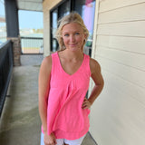Clear coral kate tank