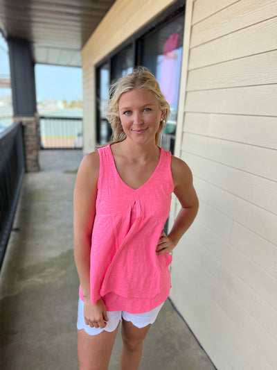 Clear coral kate tank