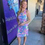 Multi Pattern Sexy Dress