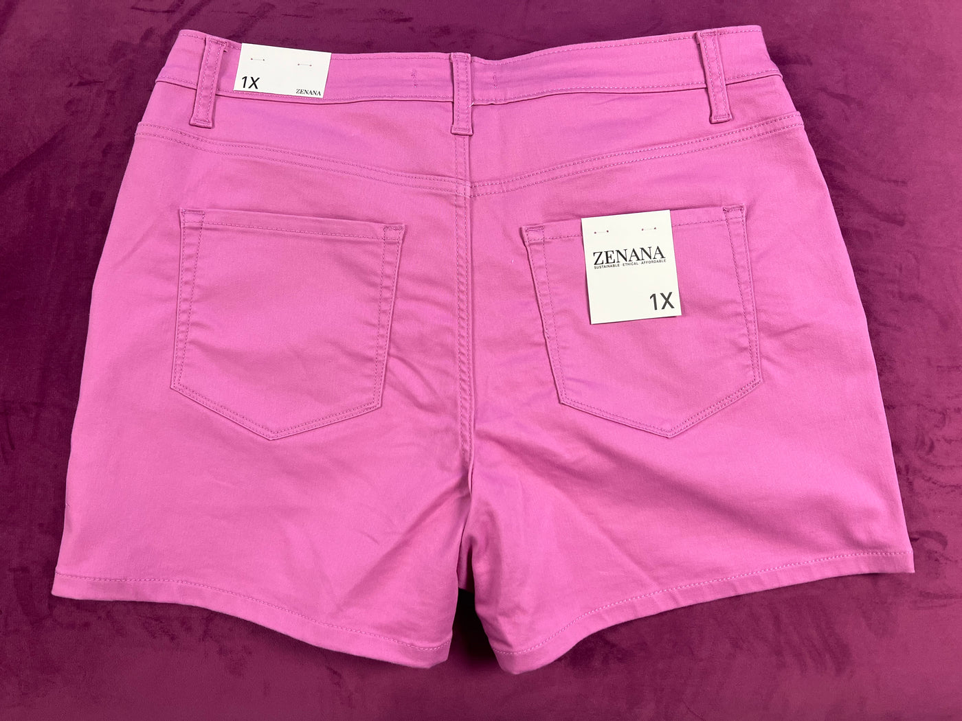 Vibrant Color perfect stretch fit shorts DOP-1613X5 PLUS