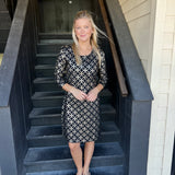 Black/Gold Travel Dress