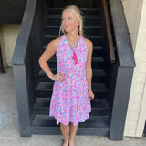 Flamingos Tassel Dress