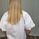 Solid Puff Sleeve Shirt