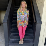 Clear Peach Scallop Capri