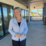 Cream Fringed Jacket