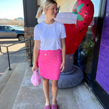 Clear Pink 19' Skort