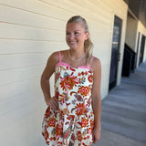 Floral Print Bubble Dress