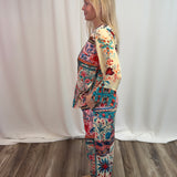 Amalfi Bloom Linen Pant