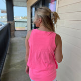 Clear coral kate tank