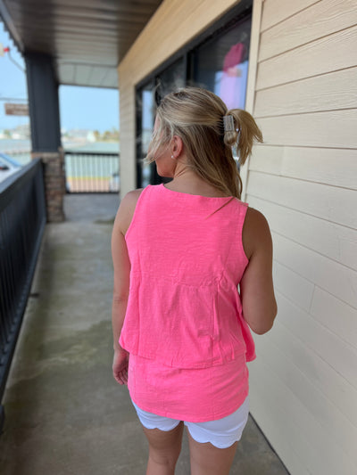 Clear coral kate tank