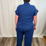 Airflow Pants W Button Detail