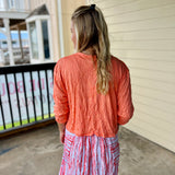 Peach Shrug
