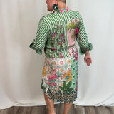 Coastal Bloom Shirt Dress