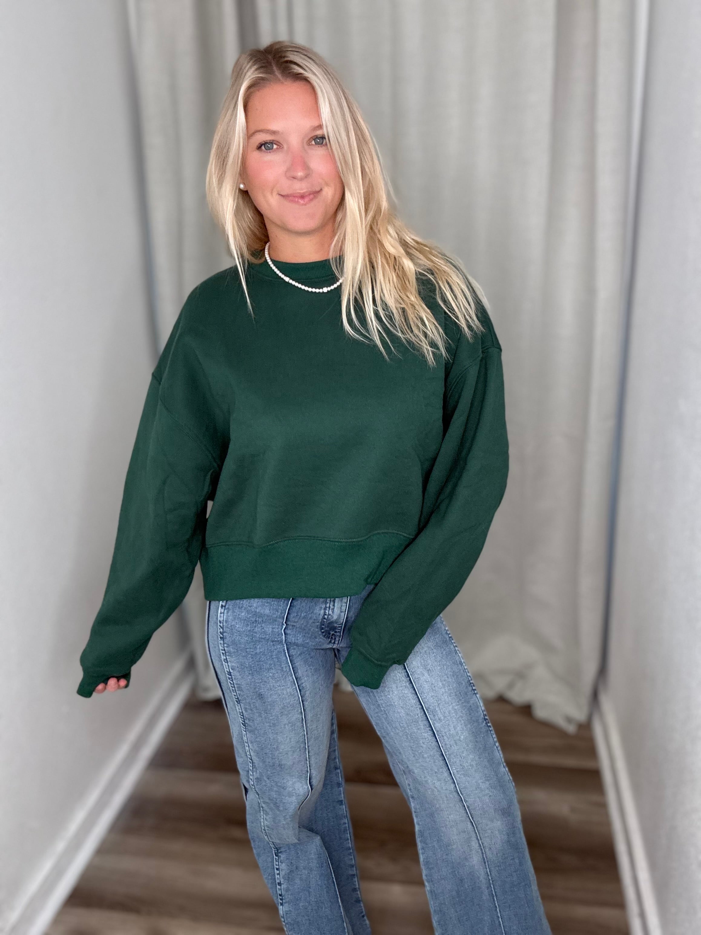 Dropped Shoulder Sweatshirt